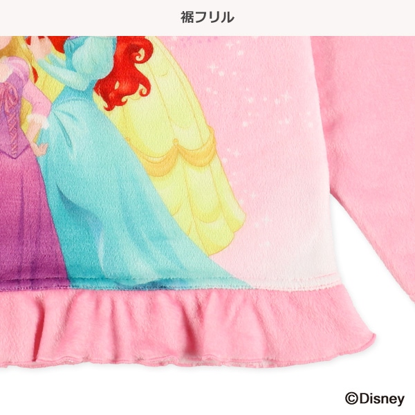 マイクロフリース長袖パジャマ（ディズニープリンセス）