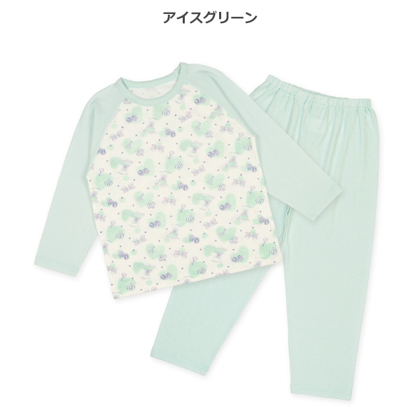 2枚組ラグラン長袖パジャマ（プリンセス・ドレス）