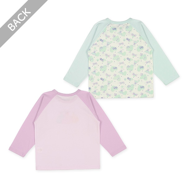 2枚組ラグラン長袖パジャマ（プリンセス・ドレス）