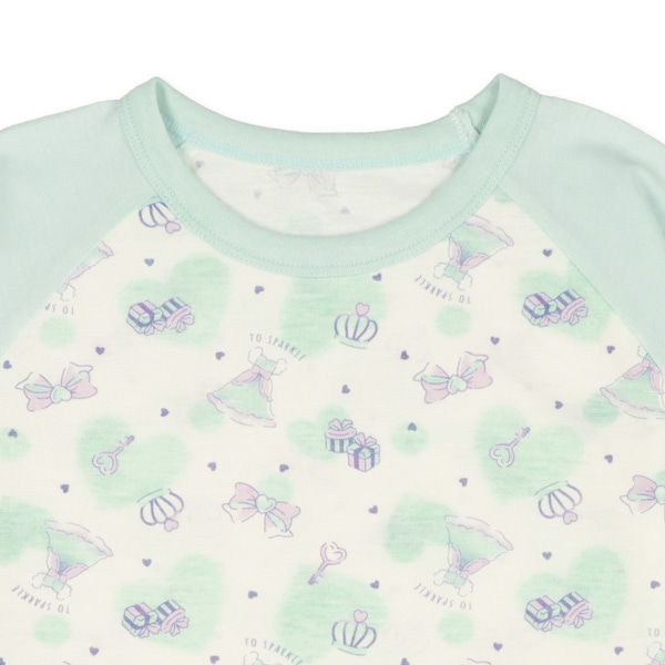 2枚組ラグラン長袖パジャマ（プリンセス・ドレス）