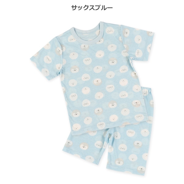 2枚組半袖パジャマ（ゆるかわ生き物）