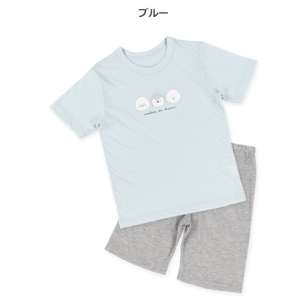 2枚組半袖パジャマ（ゆるかわ生き物）