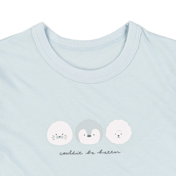 2枚組半袖パジャマ（ゆるかわ生き物）