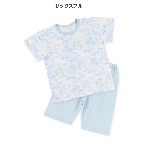 2枚組半袖パジャマ（タイダイ風柄）