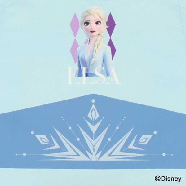 三角巾付きエプロン（アナと雪の女王・エルサ）