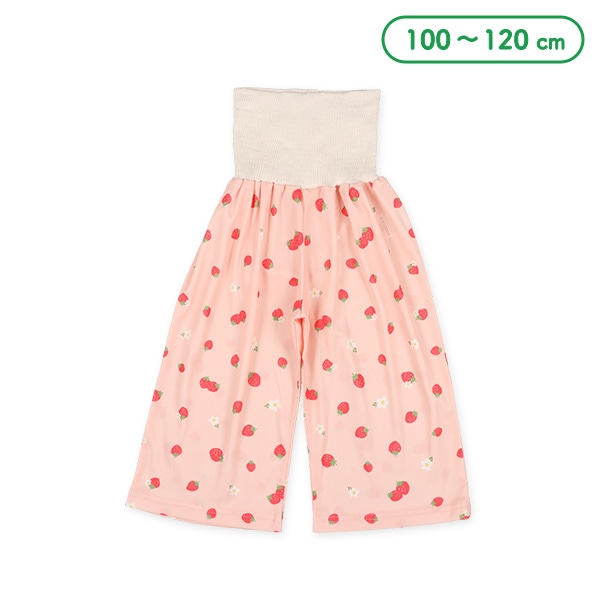 腹巻付きポリエステルワッフルステテコ（いちご）