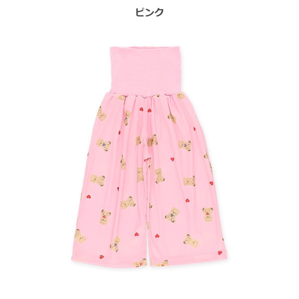 腹巻付きポリエステルワッフルステテコ（くま）