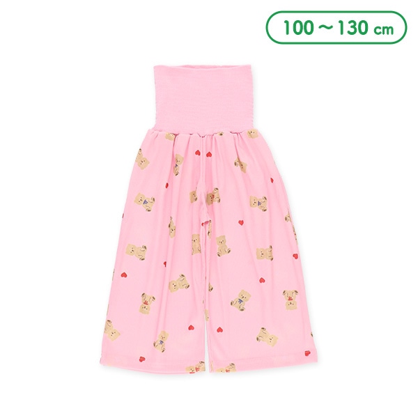 腹巻付きポリエステルワッフルステテコ（くま）