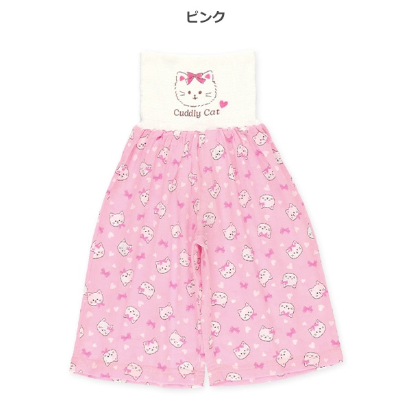 腹巻付きステテコ（リボン・ねこ）