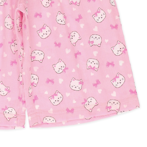 腹巻付きステテコ（リボン・ねこ）