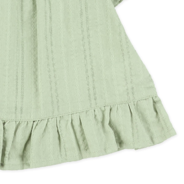 コットンレース半袖ブラウス