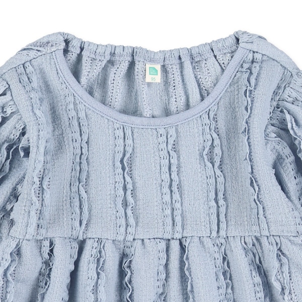 ジャガード半袖ブラウス