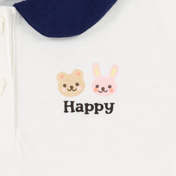 くま耳付きセーラー襟半袖Ｔシャツ