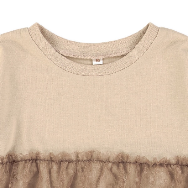 ドットチュール長袖Tシャツ