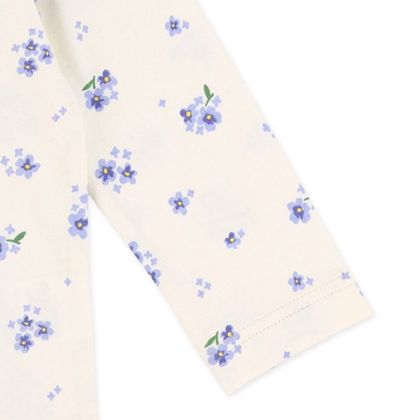 花総柄長袖Tシャツ