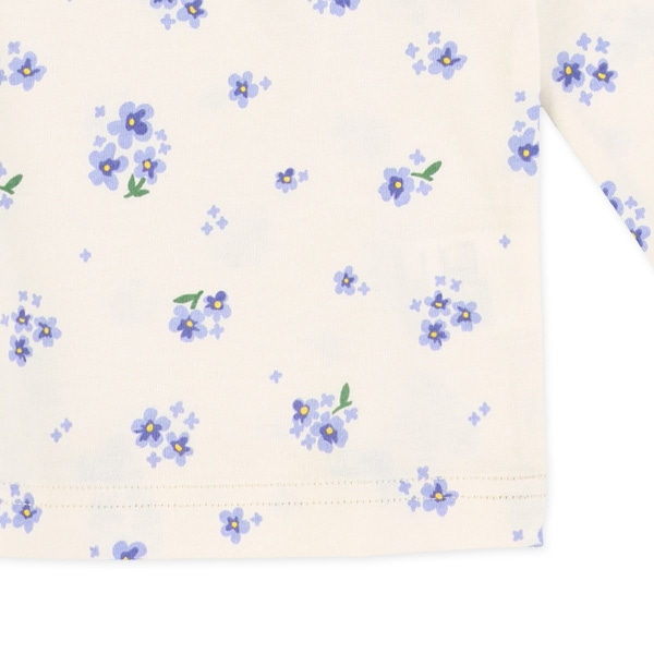花総柄長袖Tシャツ