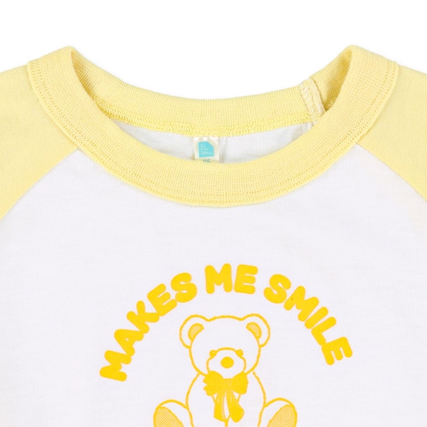 ラグランくまロゴ長袖Tシャツ