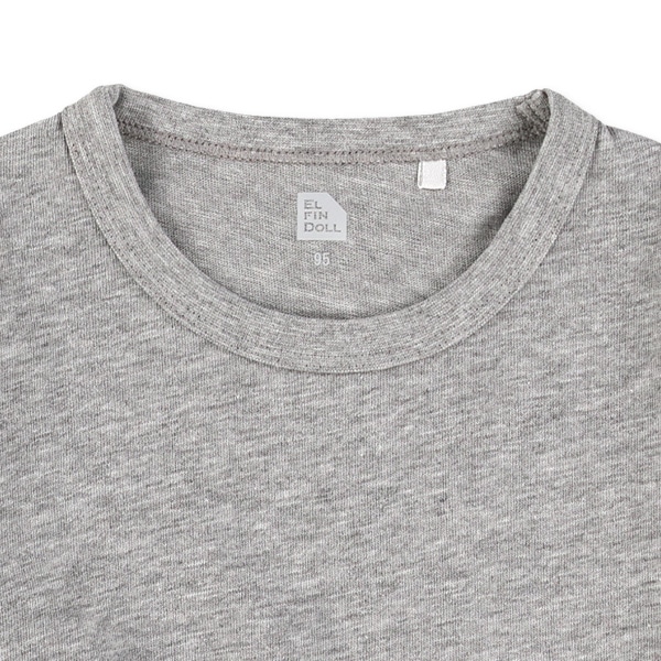 無地天竺長袖Tシャツ