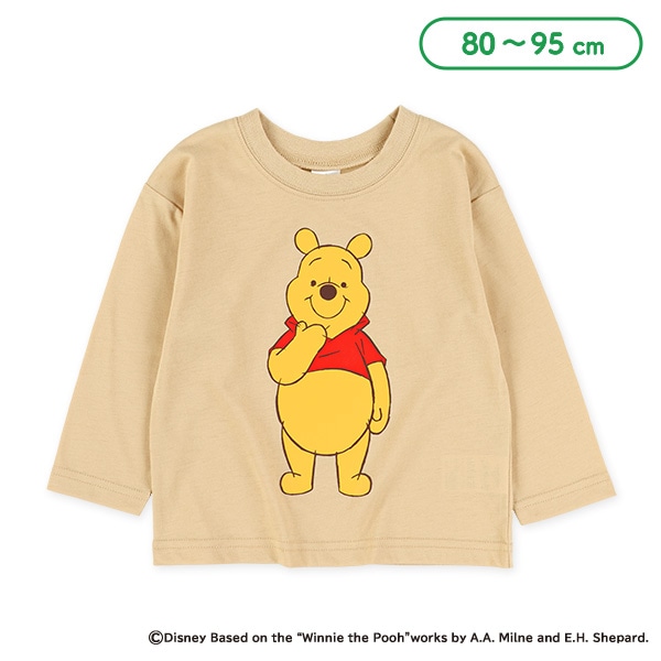 スタンディング長袖Tシャツ（くまのプーさん）