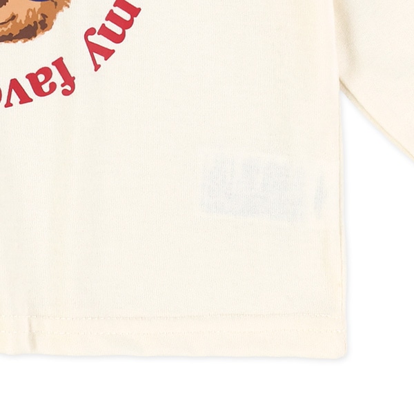 くまサークルロゴ長袖Tシャツ