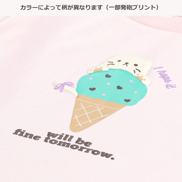 箔・発泡プリントロゴ長袖Tシャツ