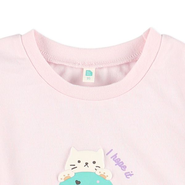 箔・発泡プリントロゴ長袖Tシャツ