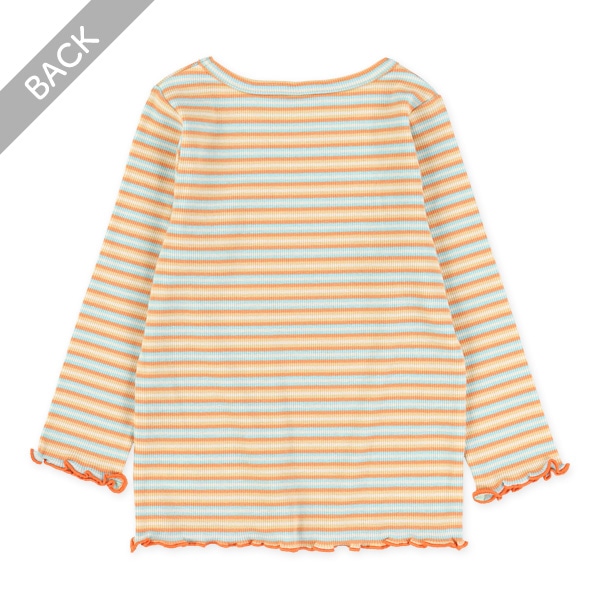 スパンテレコボーダー長袖Tシャツ