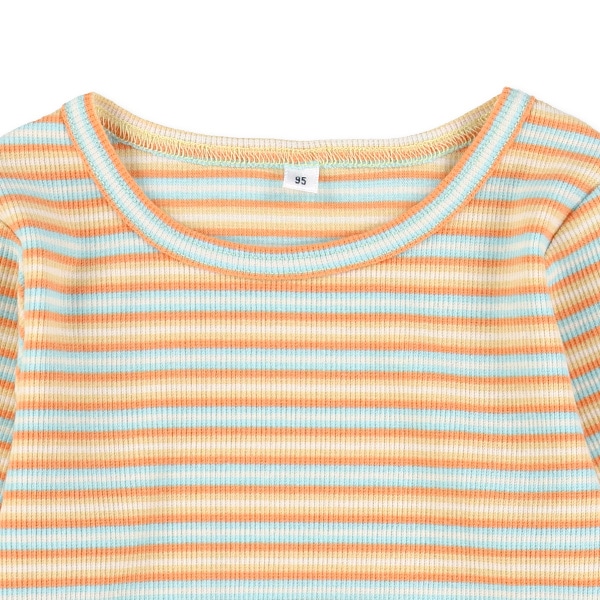 スパンテレコボーダー長袖Tシャツ