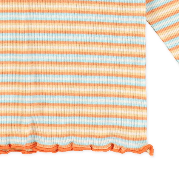 スパンテレコボーダー長袖Tシャツ
