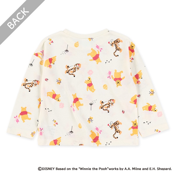 長袖Tシャツ（くまのプーさん総柄）