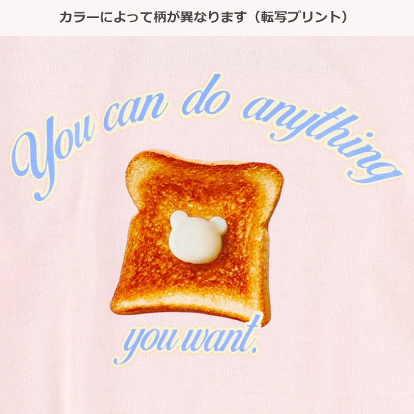 トースト転写プリント長袖Tシャツ