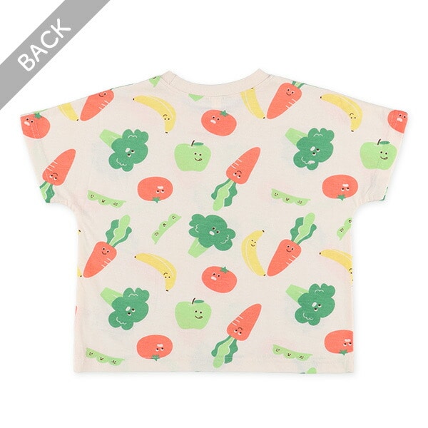 野菜総柄半袖Tシャツ | ベビー服・子供服・マタニティ通販 | 西松屋 