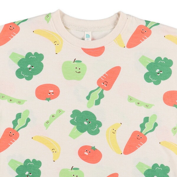 野菜総柄半袖Tシャツ | ベビー服・子供服・マタニティ通販 | 西松屋 