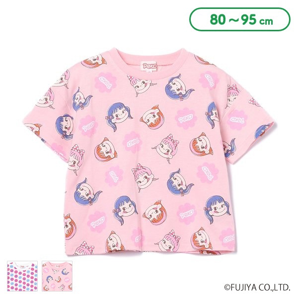 総柄ロゴ半袖Tシャツ（ペコちゃん） | ベビー服・子供服・マタニティ