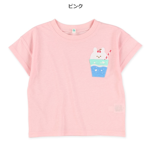 ポケットうさぎ半袖Tシャツ
