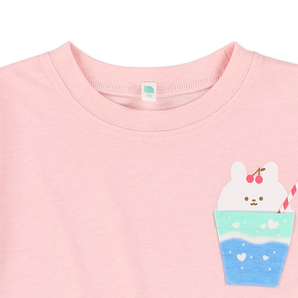 ポケットうさぎ半袖Tシャツ