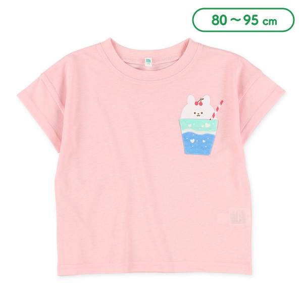 ポケットうさぎ半袖Tシャツ