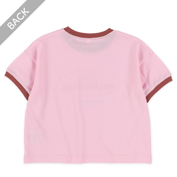 胸ロゴリンガー半袖Tシャツ