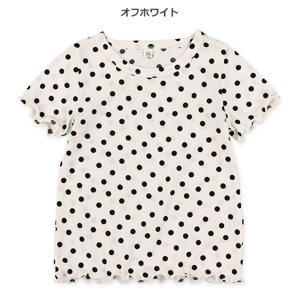 テレコボーダードットメロウ半袖Tシャツ