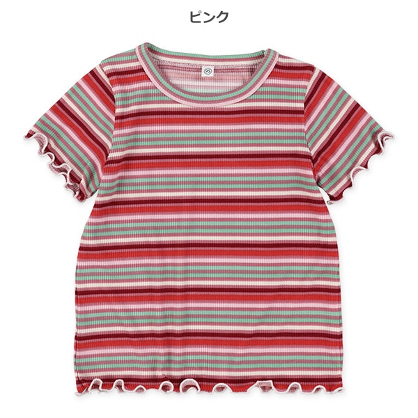 テレコボーダードットメロウ半袖Tシャツ