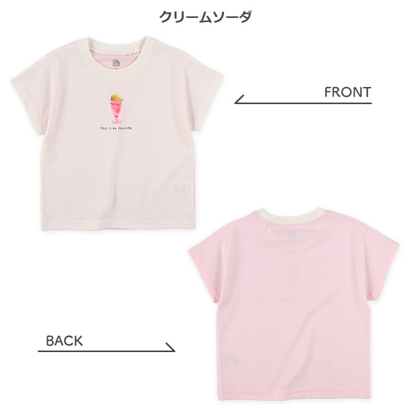 スイーツバイカラー半袖Tシャツ