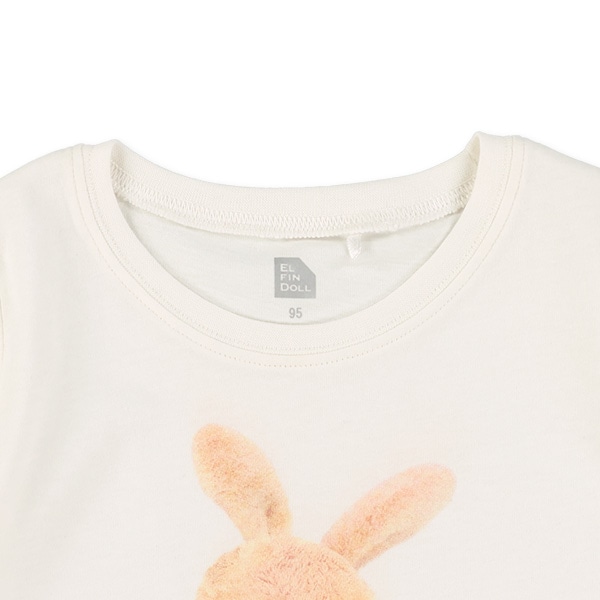 うさぎ・くま前後半袖Tシャツ