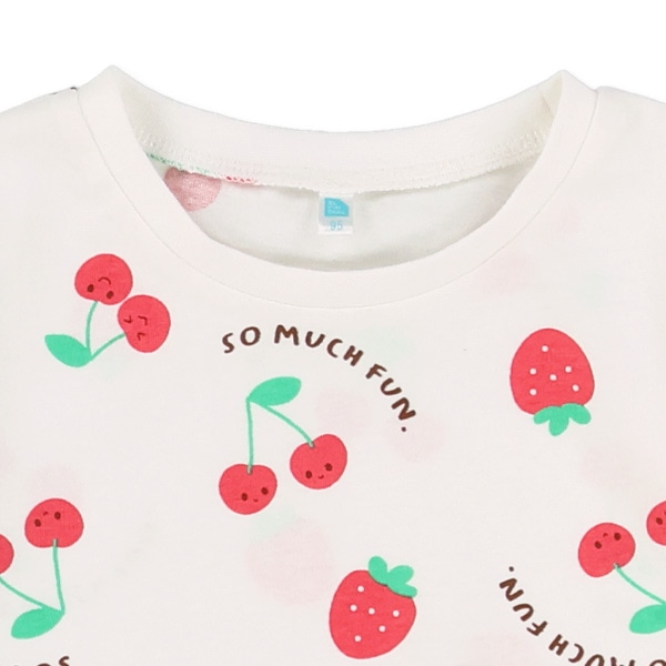 たべもの総柄半袖Tシャツ