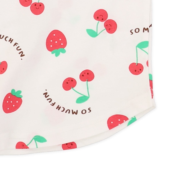 たべもの総柄半袖Tシャツ