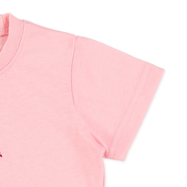 ドーナツ・アイスクリーム箔プリント半袖Tシャツ