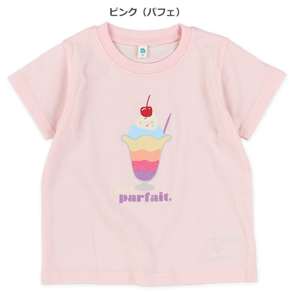 クリームソーダ・パフェラメプリント半袖Tシャツ