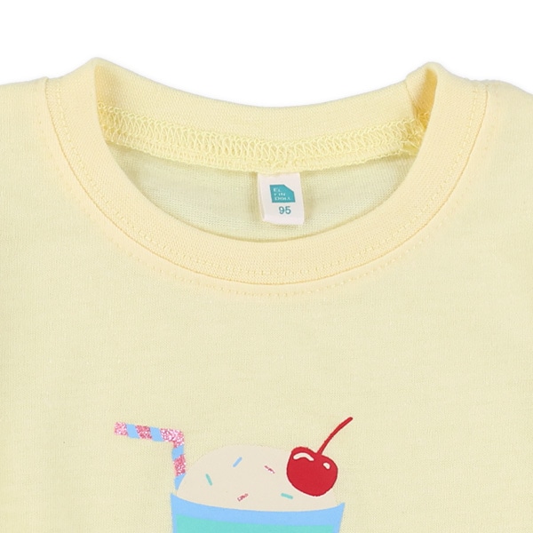 クリームソーダ・パフェラメプリント半袖Tシャツ