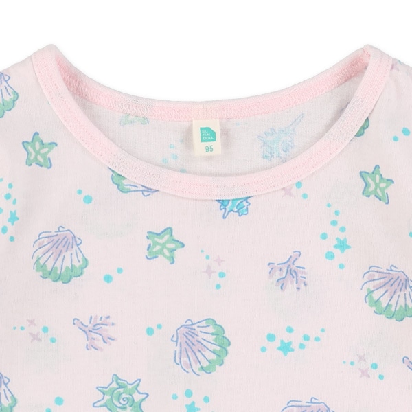 シェルひまわり総柄半袖Tシャツ
