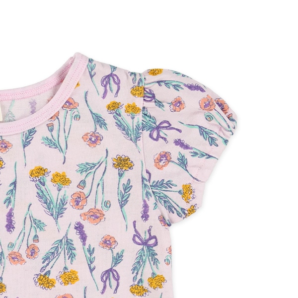 花総柄半袖Tシャツ