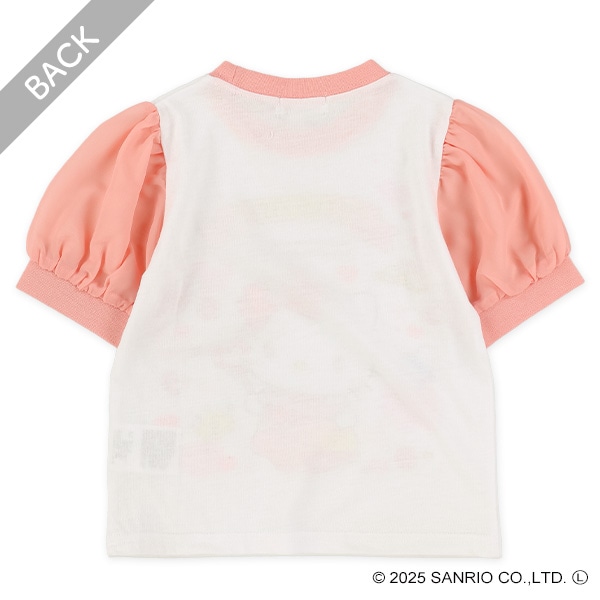 パフスリーブ半袖Tシャツ（ハローキティ）